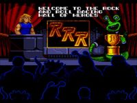 une photo d'Ã©cran de Rock N Roll Racing sur Sega Megadrive